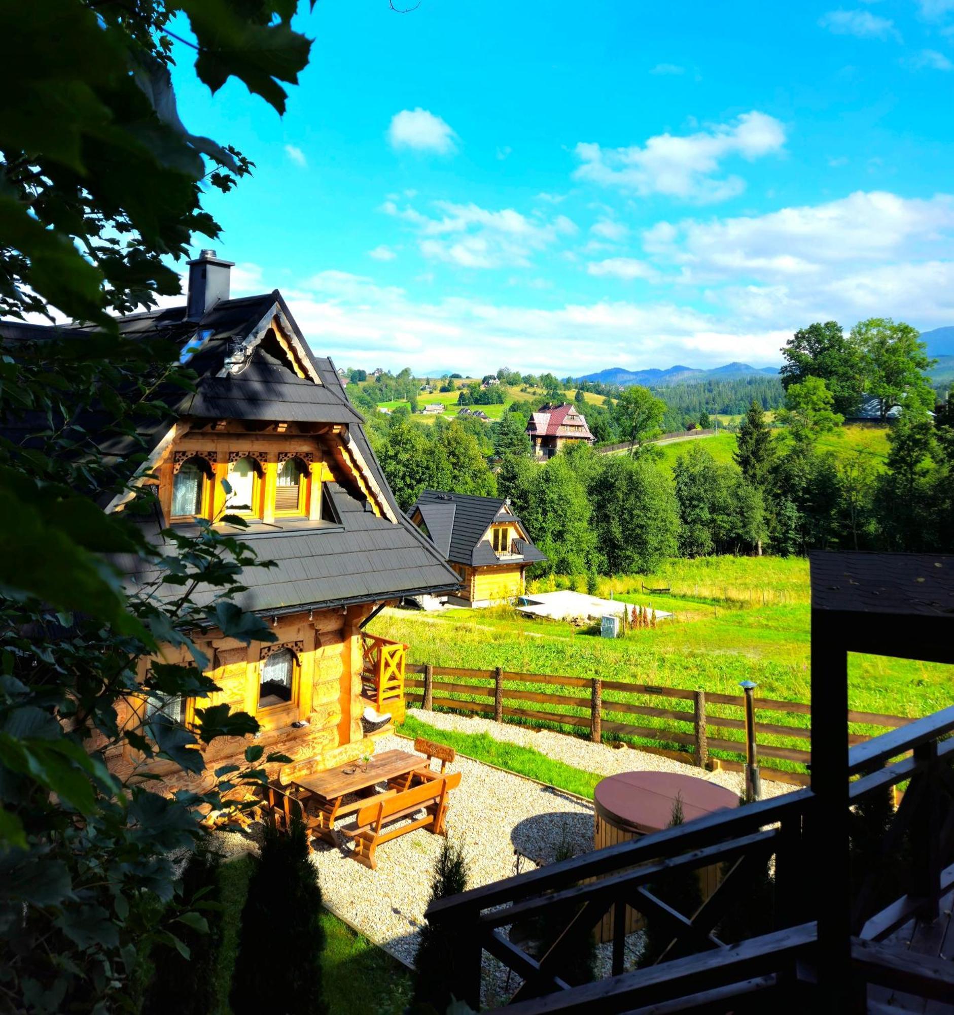 Goralska Chatka 3 Highland Cottage - Jacuzzi, Sauna, Split Ac, Private Parking, Mountains View Zakopane Exterior photo